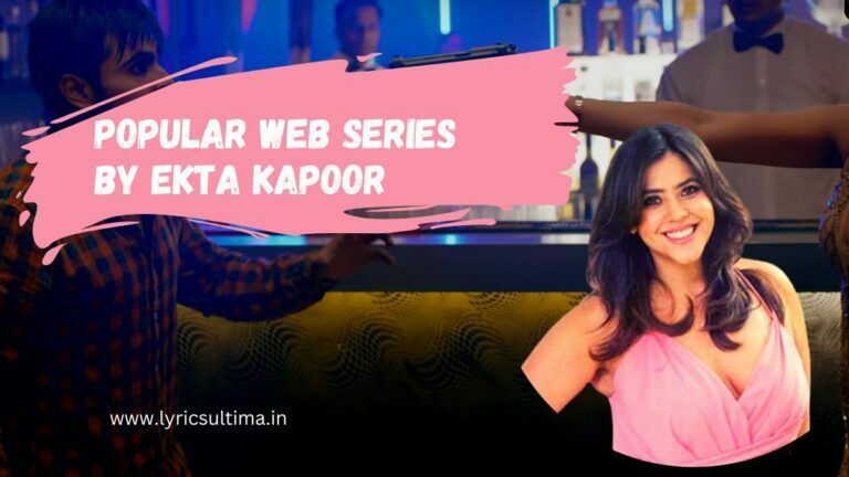 Ekta Kapoor Web series List