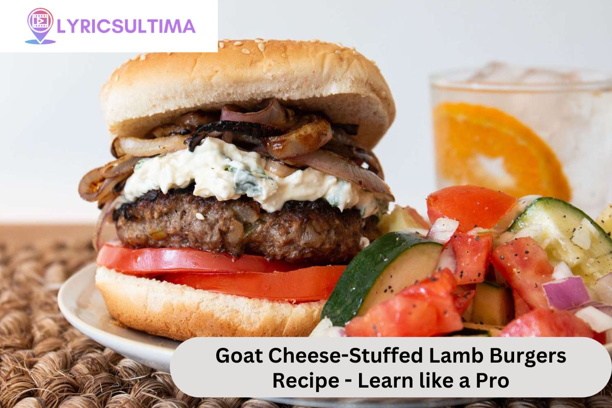 Goat Cheese-Stuffed Lamb Burgers Recipe - Learn like a Pro